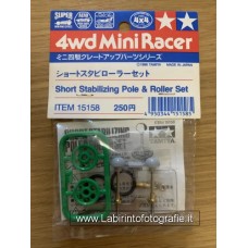 Tamiya Mini 4WD Short Stabilizing Pole Roller Set 15158