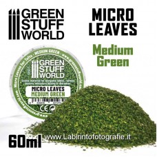 Green Stuff World Micro Leaves Medium Green