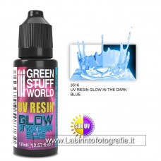 Green Stuff World Uv Resin Glow in the Dark Blue