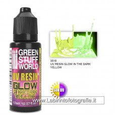 Green Stuff World Uv Resin Glow in the Dark Yellow