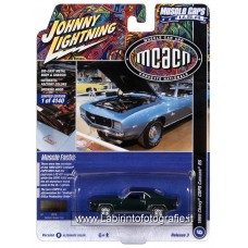 Johnny Lightning - Muscle Car U.S.A. 1969 Chevy Copo Camaro RS Black 