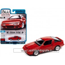 Auto World - Modern Muscle - 1/64 - 1986 Dodge Conquest TSi Red