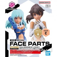 Bandai 30MMs Option Face Parts set 6 Color C Plastic Model Kit