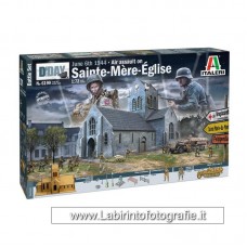 Italeri - 6199 - 1/72 - June 6th 1944 Air Assault on Saint-Mere-Eglise Battle Set Plastic Model Kit