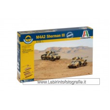 Italeri 1/72 7511 M4A2 Sherman III Fast Assembly Plastic Model Kit