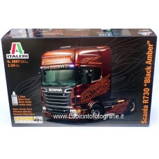 Italeri 1/24 Scania R730 Black Amber Plastic Model Kit