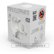 Dhink Mini Atmosphere Light PVC Color Changing Elephant