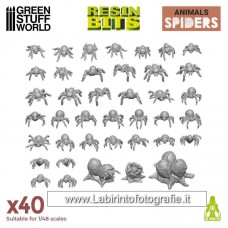 Green Stuff World Resin Bits Small Spiders