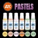 AK Interactive - AK11607 - Pastels Color Set 3rd Generation