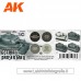 AK Interactive - AK11642 - 3rd Generation - Color Modulation Set - German Panzer Grey 