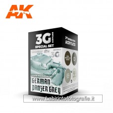 AK Interactive - AK11642 - 3rd Generation - Color Modulation Set - German Panzer Grey 