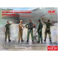 ICM 48087 Us Pilots and Ground Personnel Vietnam War