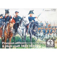 Waterloo 1/72 Prussian Officers and High Staff 1813-1815