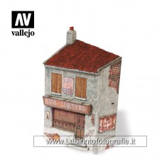 Vallejo - Diorama Bases - French Cafe - 1/35 - 25x15,1x13 cm Non Dipinto
