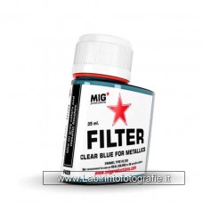 Mig 35 ml Filter Clear Blue For Metallics