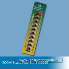 Master Tools 09946 Set 5 20cm Brass Pipe 8 pcs