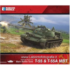 Rubicon Models 1/56 - 28mm Plastic Model Kit T-55 T-55A MBT