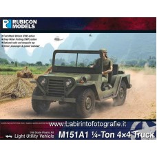 Rubicon Models 1/56 - 28mm Plastic Model Kit M151A1 1/4-Ton 4x4 Truck 