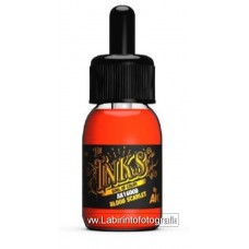 AK Interactive - 30ml - The Inks Soul of Color - AK16009 - Blood Scarlet