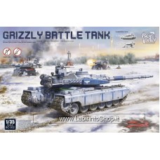 Borden 1/35 Grizzly Battle Tank Plastic Model Kit