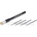 Wave - Hg Micro Chisel set 4 Blade and Grip Black Hobby Tool