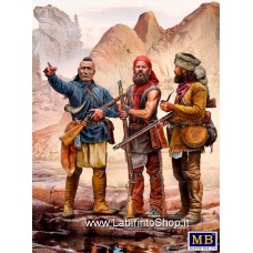 MasterBox 35232 Indian Series The XVIII Century The Mohicans 1/35
