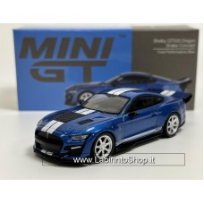 TSM Model Mini GT 1/64 568 Shelby GT500 Dragon Snake Concept Ford Performance Blue