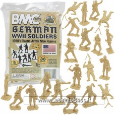 Bmc Toys 1/32 WWII 67012 German Soldiers 8 Poses 36 Pieces