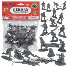 Bmc Toys 1/35 WWII 67315 German Assault And Support 20 Poses 24 Pieces