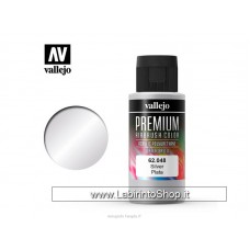 Vallejo Premium Color 62.048 Metallic Silver 60ml