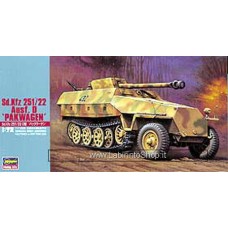 Hasegawa 1/72 Sd.Kfz 251/22 Ausf. D Pakwagen Plastic Model Kit