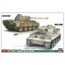 Hasegawa - 1/72 - Tiger I Panther German Army Main Battle Tank Combo Plastic Model Kit