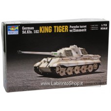 Trumpeter 1/72 German Sd.Kfz. 182 King Tiger Porsche Turret W/Zimmerit