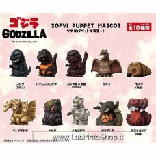 Godzilla Soft Vinyl Puppet Mascot 1 scatola a sorpresa