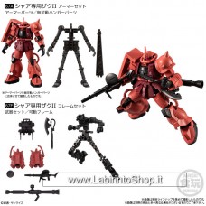 Gundam GFrame Ms-06s Char's Zaku II Set di 2 Armor + Frame
