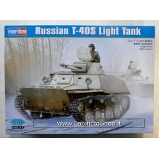Hobby Boss 1/35 Russian T-40s Light Tank Plastic Model Kit