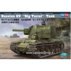 Hobby Boss 1/48 Russian KV Big Turret Tank Plastic Model Kit