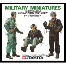 Tamiya 1/35 German Army Tank Crew Set 35001 Plastic Model Kit