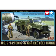 Tamiya 1/48 U.S. 2 1/2Ton 6x6 Airfield Fuel Truck Set 32579 Plastic Model Kit
