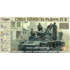 Mirage Hobby 1/72 German Tank Pz.Kpfw. IV B Plastic Model Kits