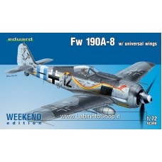Eduard Weekend Edition 1/72 FW 190A-8 With Universal Wings