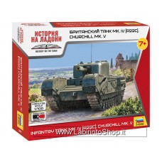 Zvezda 6294 1/100 Churchill MK.V Plastic Model Kits