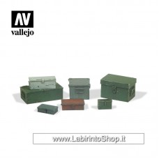 Vallejo - Diorama - Universal Metal Cases - 1/35 - Non Dipinto