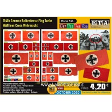 ETA Diorama - 653 - WWII - 1/35 - German Flags Tanks