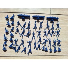 Atlantic 1/72 Sommozzatori D'Italia 48 figure 3 mezzi Senza Scatola Usati