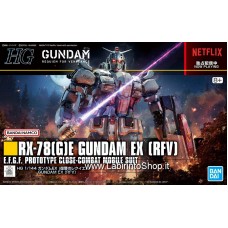 Bandai High Grade HG 1/144 Requiem For Vengance RX-78-G-E Gundam EX RFV 100025 Plastic Model Kits