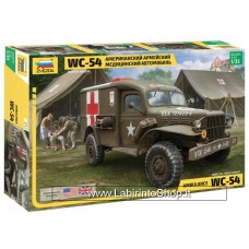 Zvezda 3711 WC-54 Ambulance Plastic Model Kits