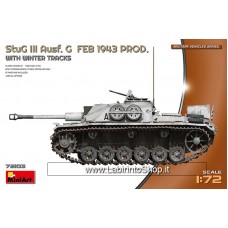 Miniart - 72103 - 1/72 Stug III Ausf. G Feb 1943 Prod. With Winter Tracks Plastic Model Kits