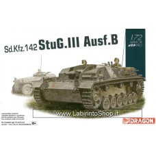 Dragon - 7636 - 1/72 Sd.Kfz. 142 Stug III Ausf. B Plastic Model Kits