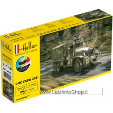 Heller 1/72 56996 GMC CCKW 353 con pennello, colla e colori